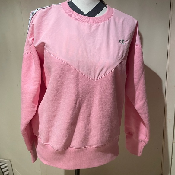 Chiara Ferragni x Champion Collab Pink Sweatshirt, Size M - Picture 1 of 16